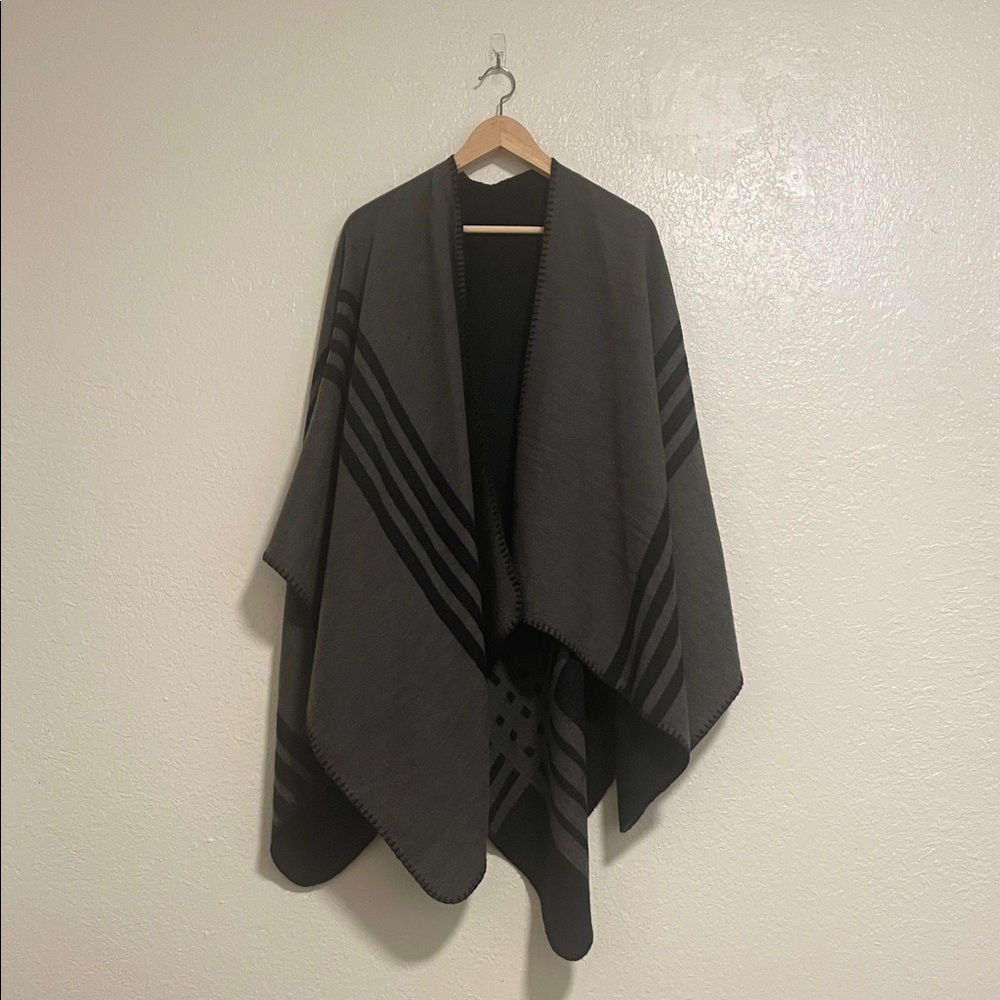 Reversible Women's Sweater Poncho